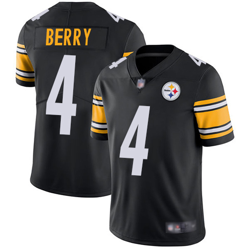 Youth Pittsburgh Steelers Football #4 Limited Black Jordan Berry Home Vapor Untouchable Nike NFL Jersey